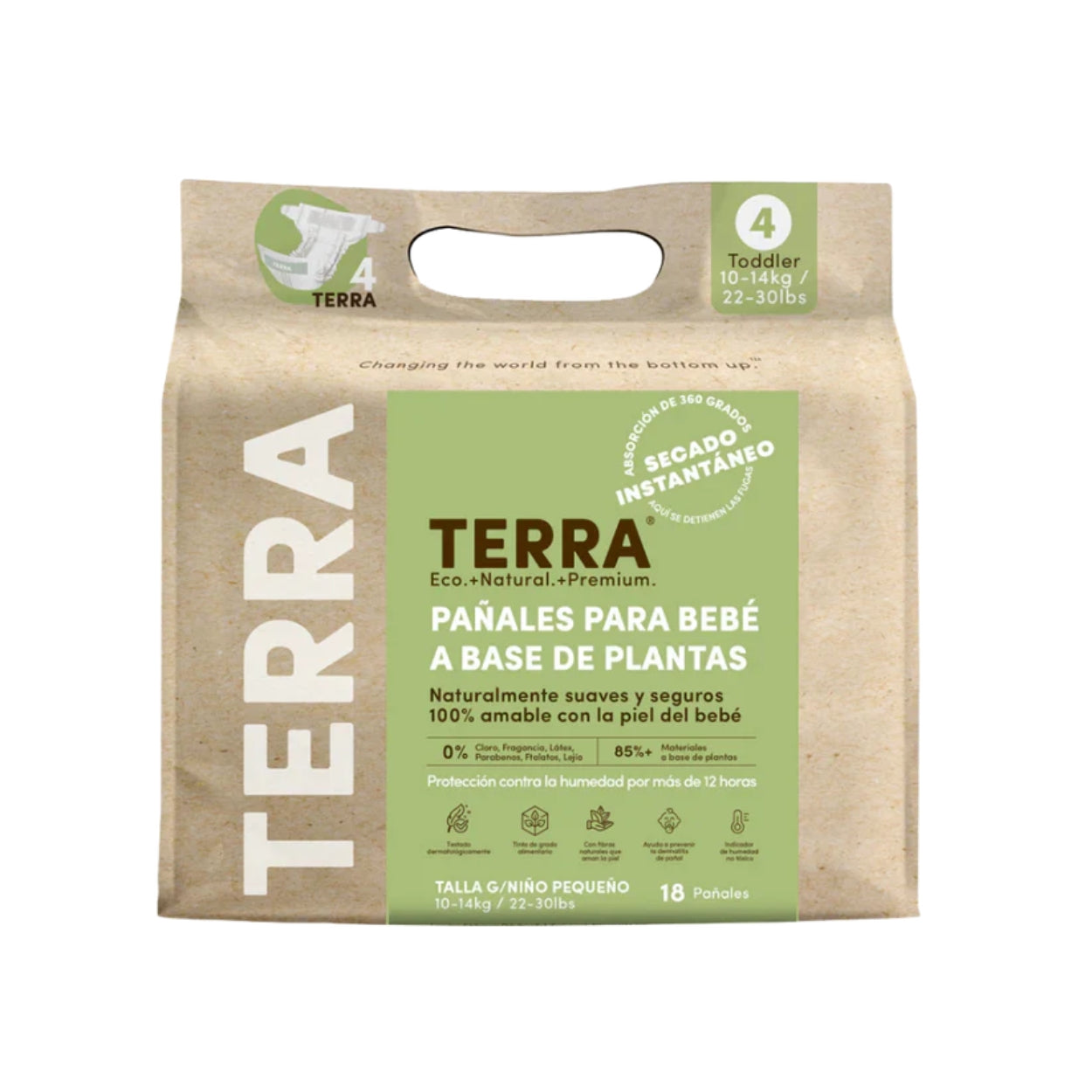 Pañales Terra Biodegradables