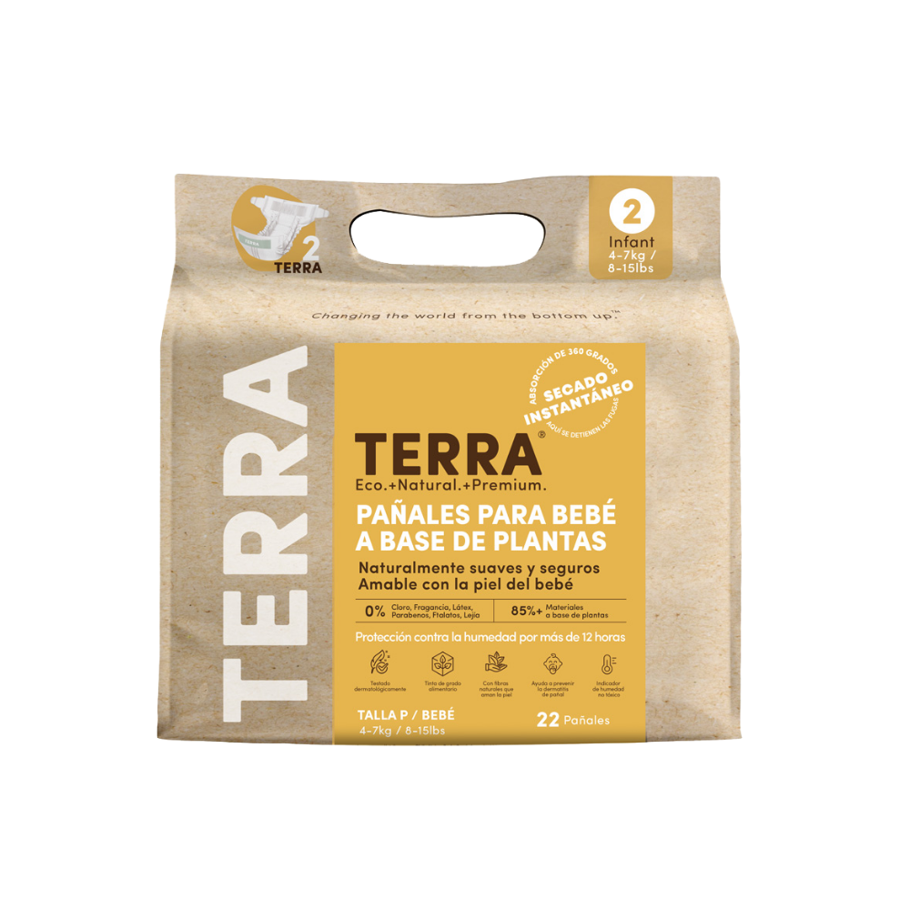 Pañales Terra Biodegradables Talla