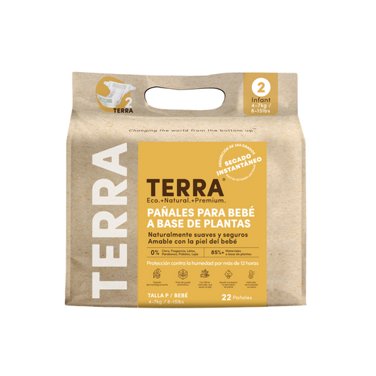 Pañales Terra Biodegradables Talla