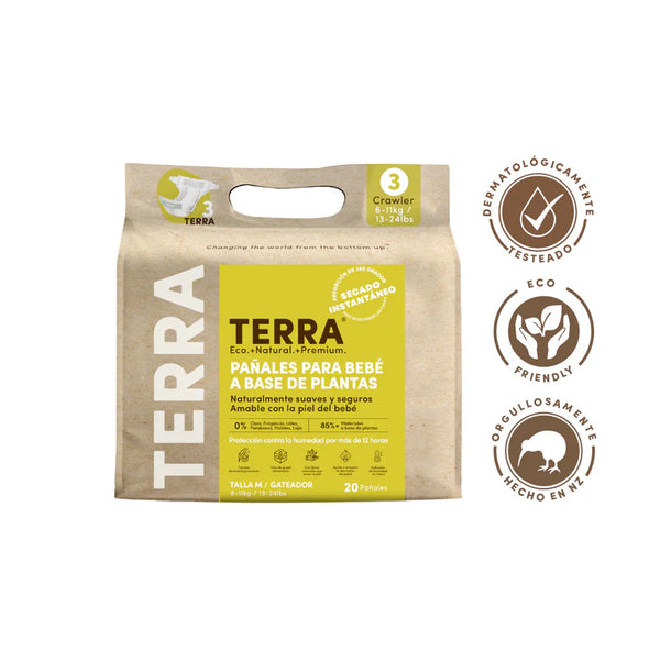 Pañales Terra Biodegradables