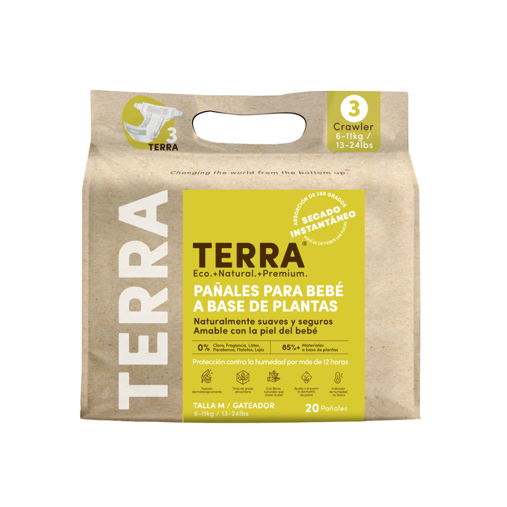 Pañales Terra Biodegradables Talla