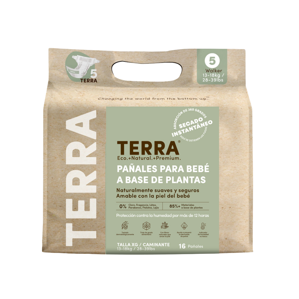 Pañales Terra Biodegradables Talla