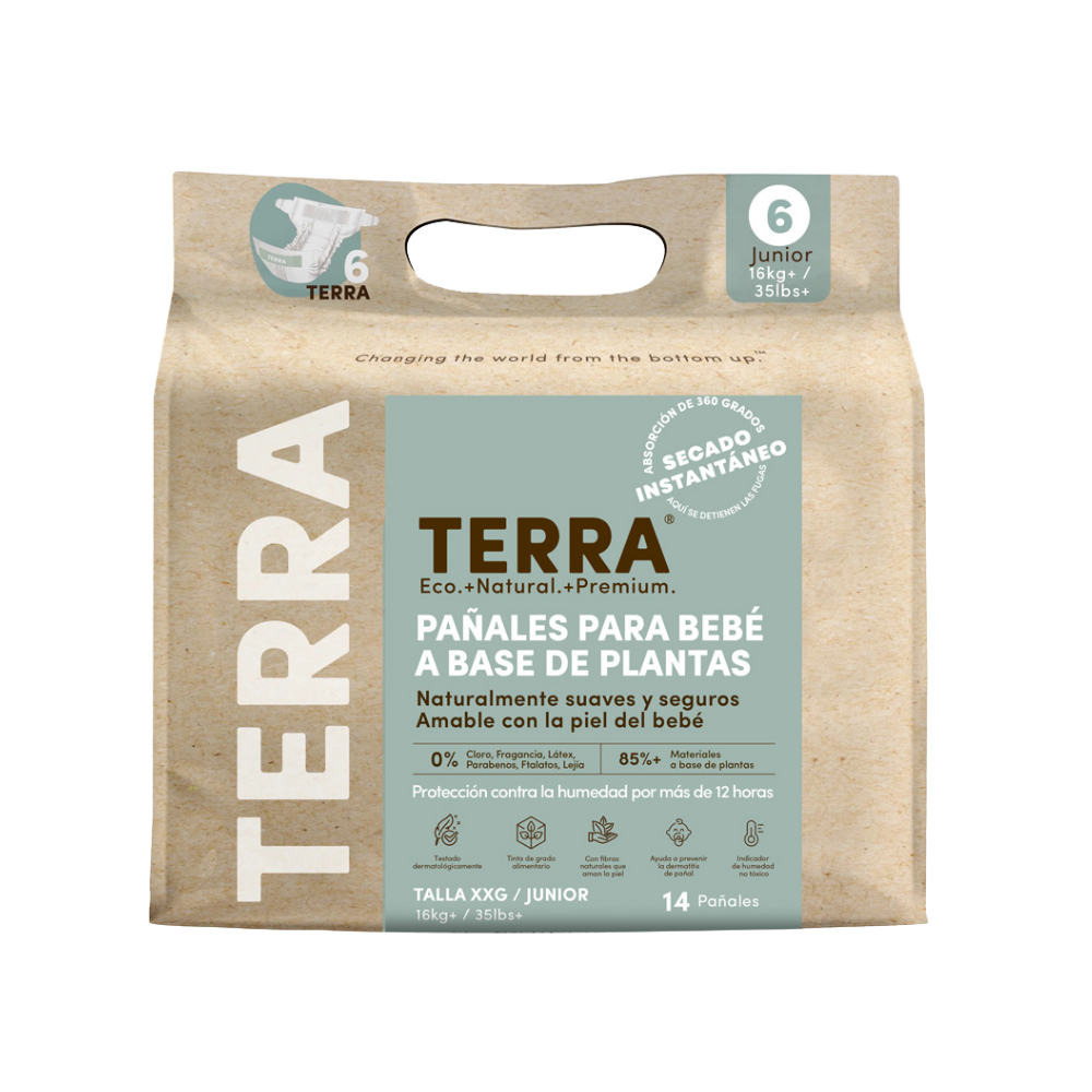 Pañales Terra Biodegradables Talla