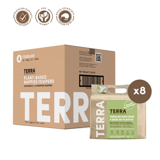 Pañales Terra Biodegradables Caja Talla