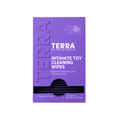 Toallitas Húmedas Terra para Juguetes Íntimos x30 sachets