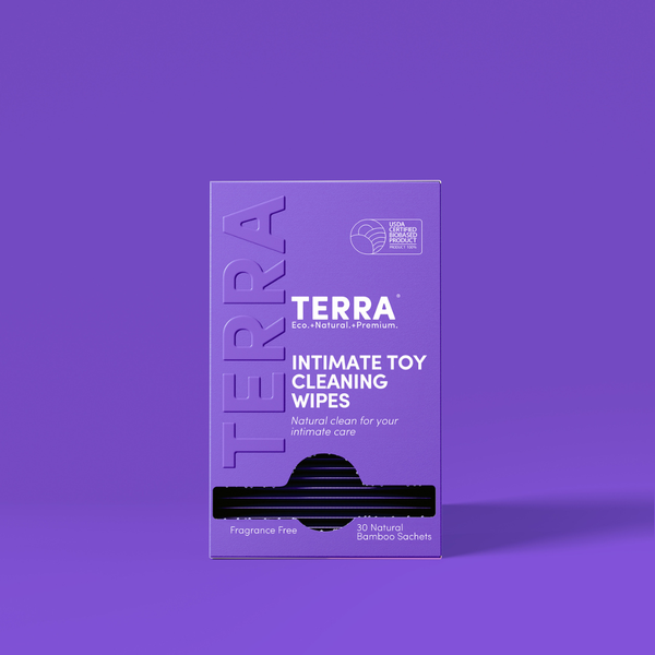Toallitas Húmedas Terra para Juguetes Íntimos x30 sachets